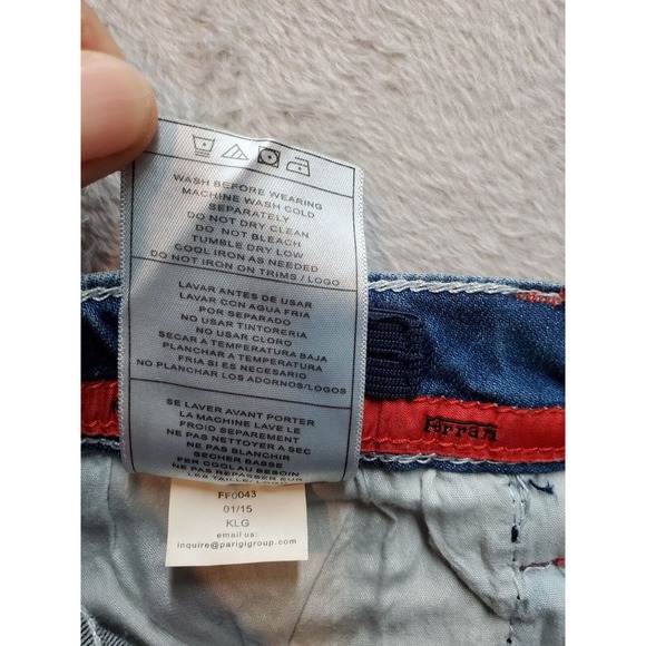 Ferrani Jeans Boys 12‎ Blue Denim Cotton Stretch Light Wash Pockets Straight Leg - Picture 16 of 16